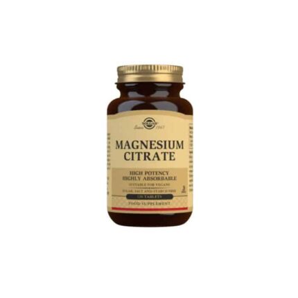 solgar magnesium citrate 120 tablets