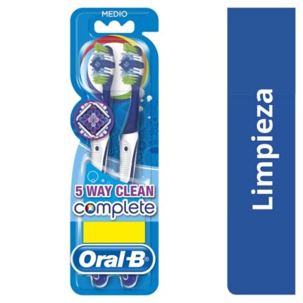 oral b complete toothbrush medium 2 units