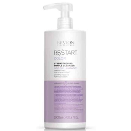 revlon re start strengthening purple cleanser shampoo 1000ml