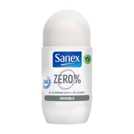 sanex zero deodorant invisible roll on 50ml