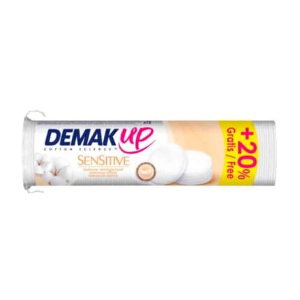 demak up sensitive make up remover discs 72 units