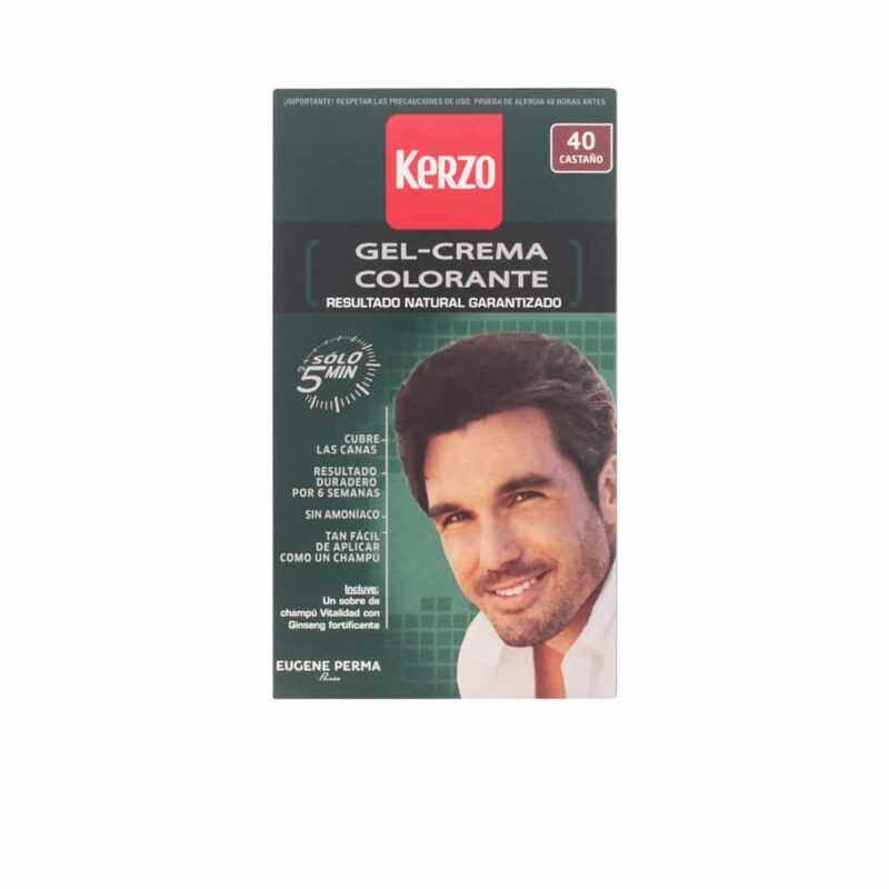 kerzo dye for man cream gel light brown