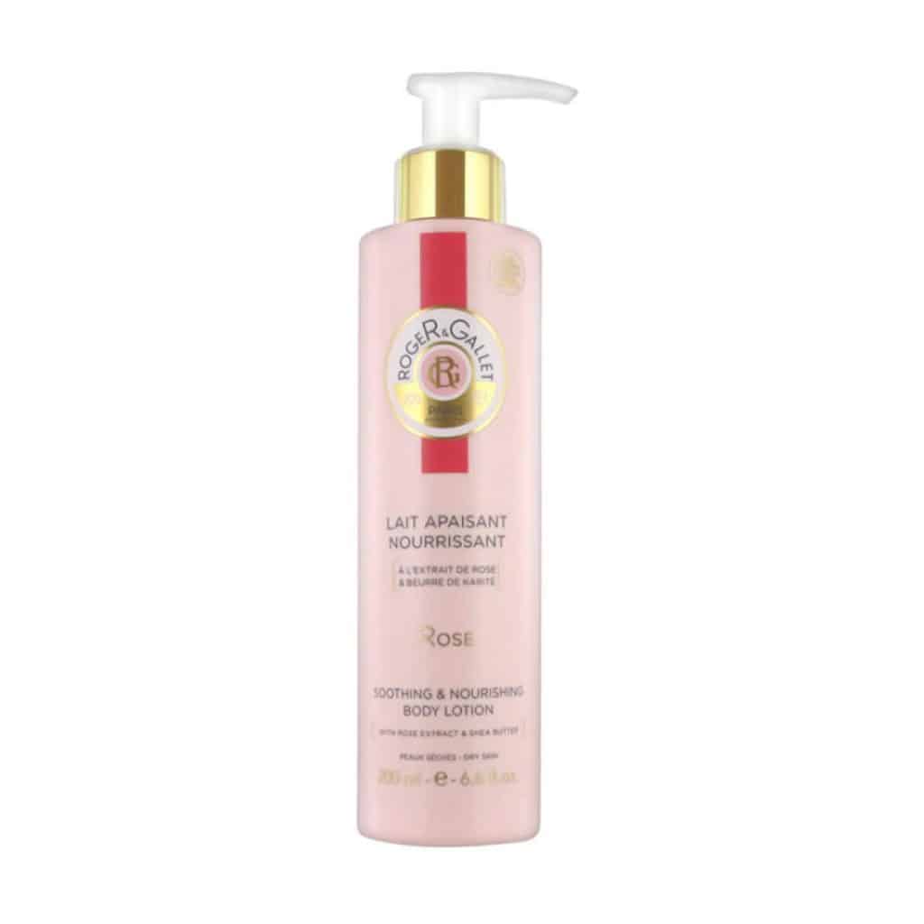 roger & gallet soothing and nourishing body lotion rose 200ml