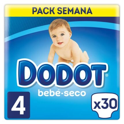 dodot baby dry diapers size 4, 30 diapers