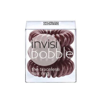 invisibobble hair ring chocolate brown 3 pieces