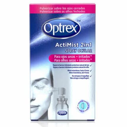 optrex actimist 2in1 tired + uncomfortable eye spray 10ml