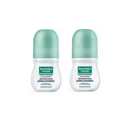 somatoline cosmetic pack sensitive skin deodorants 2x50ml