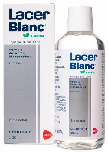 lacerblanc mint mouthwash 500ml