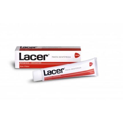 lacer toothpaste with fluoride 75ml