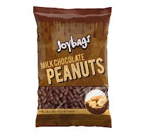 joybags milk chocolate covered peanuts