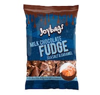 joybags milk chocolate covered seasalt & caramel fudge