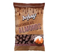 joybags milk chocolate covered almonds