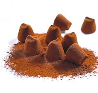 salted butter caramel cocoa dusted flavoured french truffles