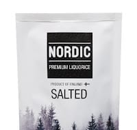 salted soft eating premium liquorice in sachet bag