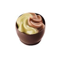 sirius pistachio cream in dark chocolate cup 19g