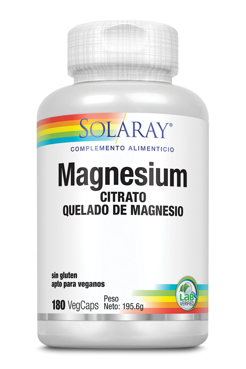 Solaray Big Magnesium Citrate 180 Vcaps