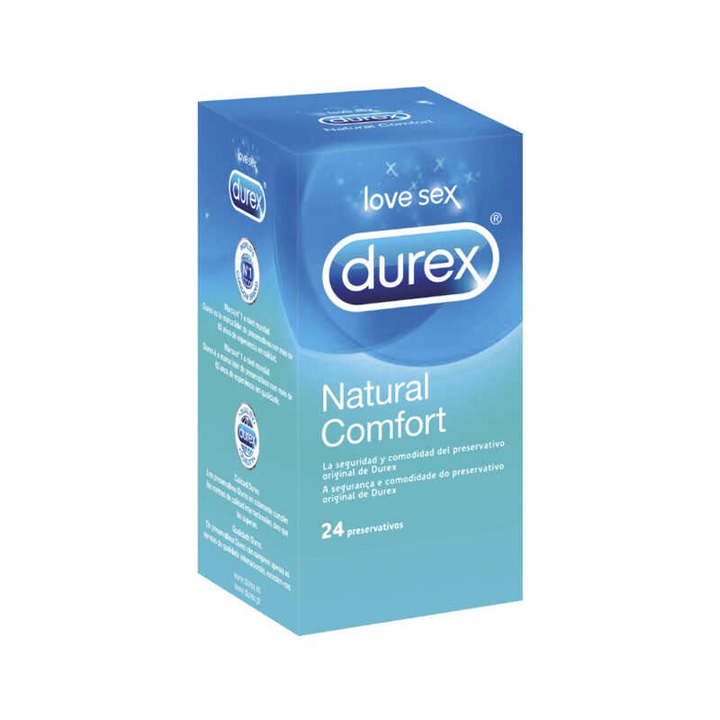 Durex Natural Plus Rubber Latex 24 Condoms