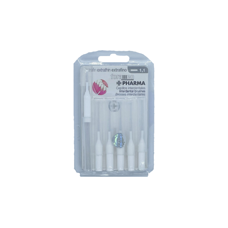 Foramen Cepillo Interdental Extrafino 1,1 6uds